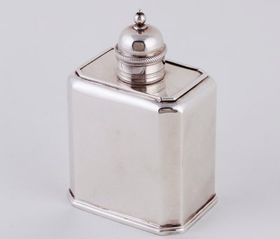 Lot 131 - A George II silver tea caddy, John Pero,...