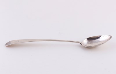 Lot 153 - An Irish provincial silver basting spoon, John...