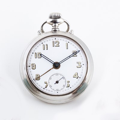 Lot 175 - A pocket watch with alarm-function by Junghans,...