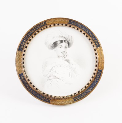 Lot 239 - William Collins/Portrait of a Young Lady/half...