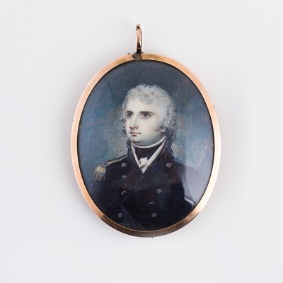 Lot 244 - Mathias Finucane/Naval Officer/head and...