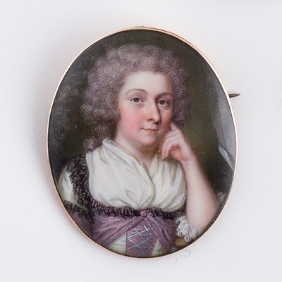 Lot 250 - Attributed to James Scouler/Portrait of a...