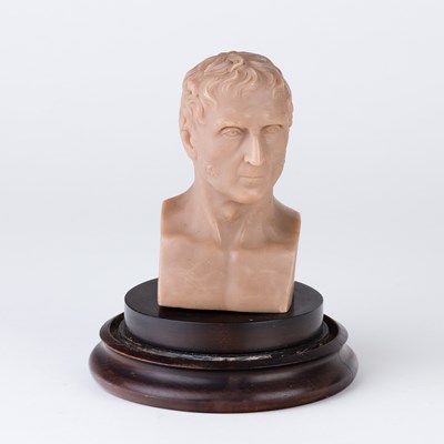 Lot 261 - Peter Rouw/ Wax Bust of a Gentleman/ possibly...