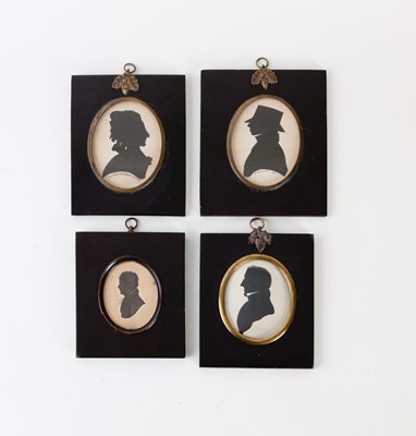 Lot 267 - Charles/Four Portrait Silhouettes:/Elizabeth...