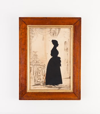 Lot 271 - Augustin Edouart/Portrait Silhouette of a...