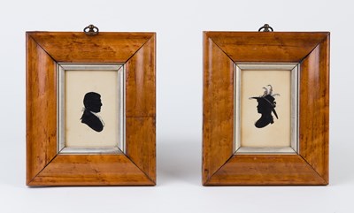 Lot 278 - Regency School/Pair of Portraits in...