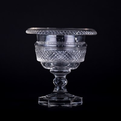 Lot 300 - An early 19th Century Irish glass pedestal...