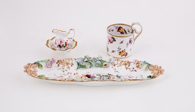 Lot 410 - A Derby porcelain coffee can, circa 1800,...