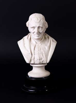 Lot 435 - A Robinson & Leadbeater parian portrait bust...