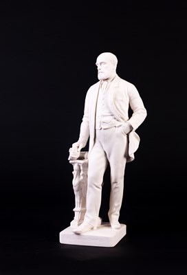 Lot 439 - A Minton parian figure of Colin Minton...