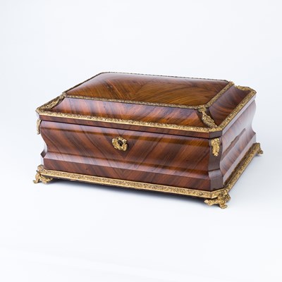 Lot 507 - A Louis XV style gilt metal mounted kingwood...