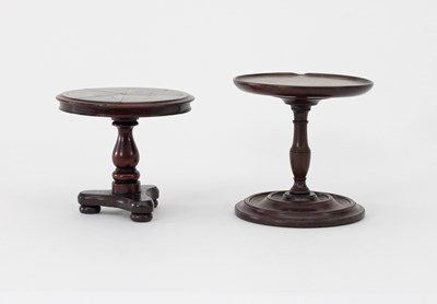 Lot 538 - An apprentice's 19th Century walnut table, the...