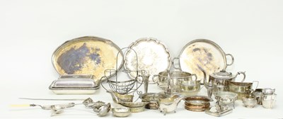 Lot 1 - Sundry silver plated wares