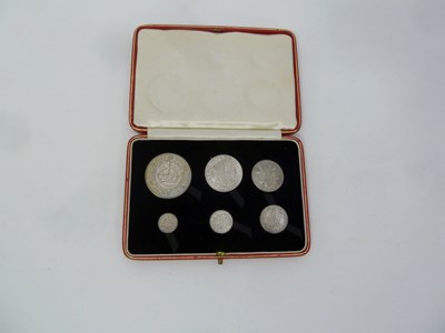 Lot 46 - A George V proof set of six coins, 1927 new...