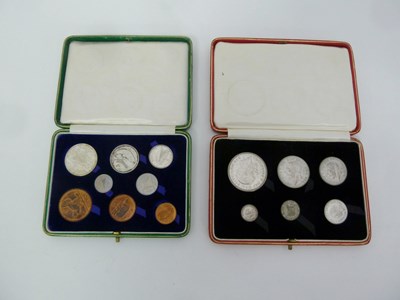 Lot 47 - An Irish Free State proof set of eight coins,...