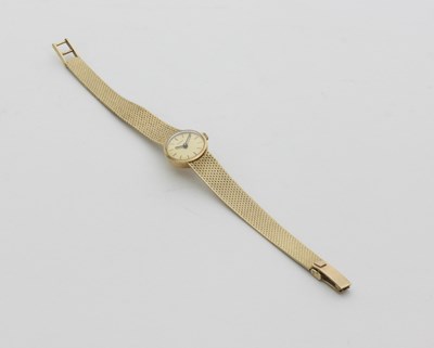 Lot 66 - A lady's 9ct gold cased wristwatch, the...