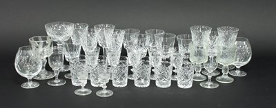 Lot 82 - Sundry decorative wine and other glasses