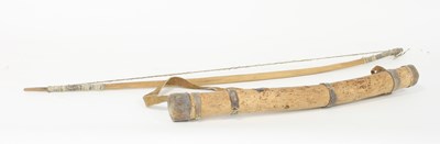 Lot 400 - A tribal bow and darts