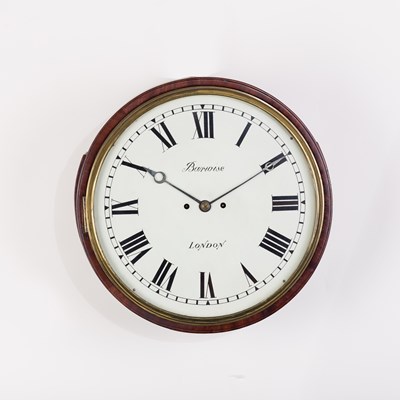 Lot 422 - A 19th Century circular eight-day wall clock,...