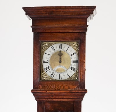 Lot 423 - A late 18th Century elm cased thirty-hour...