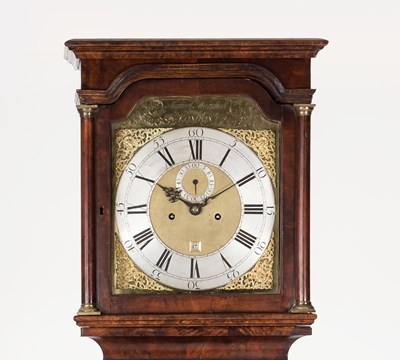 Lot 457 - A mid 18th Century walnut eight-day longcase...