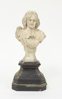 Lot 513 - A 17th Century French marble bust of a...