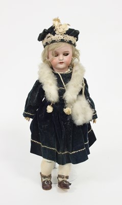 Lot 524 - A Simon & Halbig bisque head doll with...