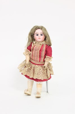 Lot 545 - A Bebe Steiner bisque head doll with fixed...