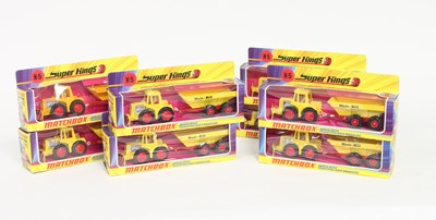 Lot 552 - Matchbox Super Kings construction vehicles,...