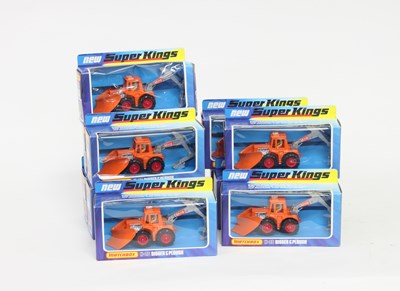 Lot 554 - Matchbox Super Kings digger and plough (11)...