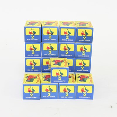 Lot 561 - Matchbox series 2 Muir Hill dumper (21) all boxed