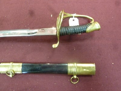 Lot 598 - An American CSA cavalry officers sword the D...