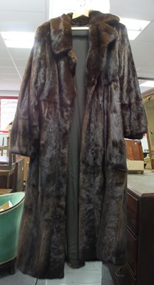 Lot 623 - A lady's full length fur coat