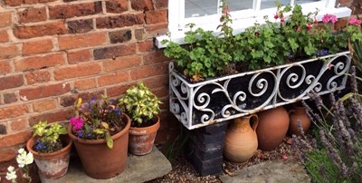 Lot 665 - A collection of terracotta pots etc.