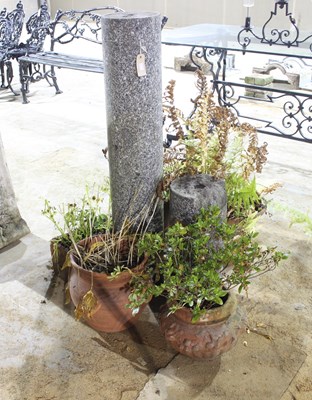 Lot 695 - A quantity of terracotta pots and two...