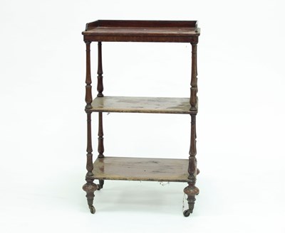 Lot 727 - A 19th Century three-tier etage?re on turned...