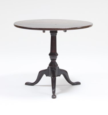 Lot 741 - A mid 18th Century walnut tripod table on...