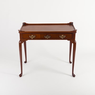 Lot 808 - An 18th Dutch mahogany silver table, the...