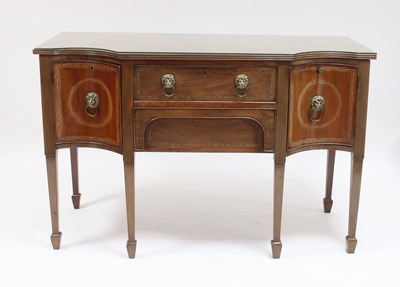 Lot 923 - A late 18th Century sideboard fitted two...