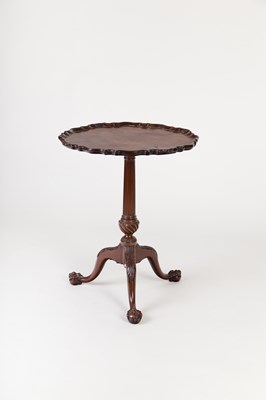 Lot 964 - A George III mahogany tripod table, the...