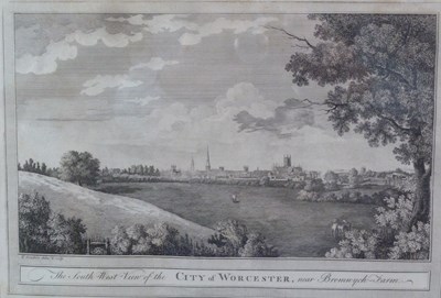 Lot 1029 - By and After T Saunders/City of Worcester/four...