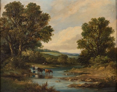 Lot 1136 - Alfred Vickers (British 1786-1868)/Landscape...