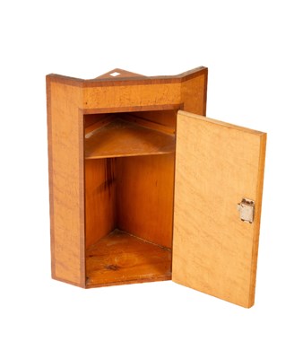 Lot 8 - A craftsman made small corner cabinet