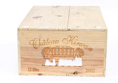 Lot 1195 - Bordeaux: Chateau Kirwan Margaux, 2002, 12...