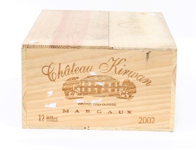 Lot 1196 - Bordeaux: Chateau Kirwan Margaux, 2002, 12...