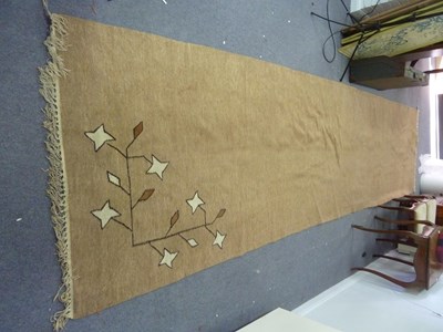 Lot 3 - An Egyptian camel wool runner, 1956, with leaf...