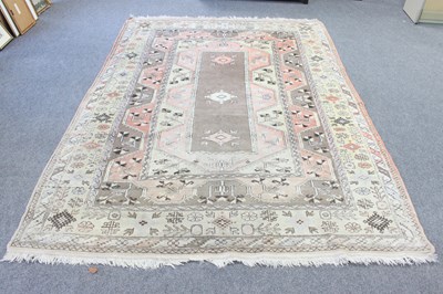 Lot 14 - A Hamadan rug of all over geometric design,...