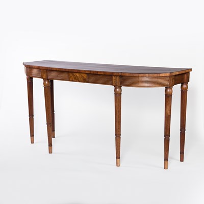 Lot 60 - A Regency mahogany serving table, with break...