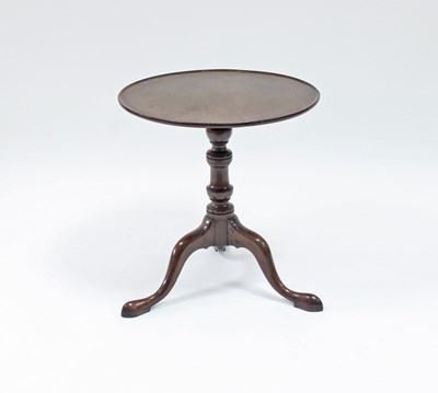 Lot 93 - An 18th Century circular mahogany table on a...