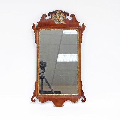 Lot 114 - A Chippendale period upright wall mirror,...